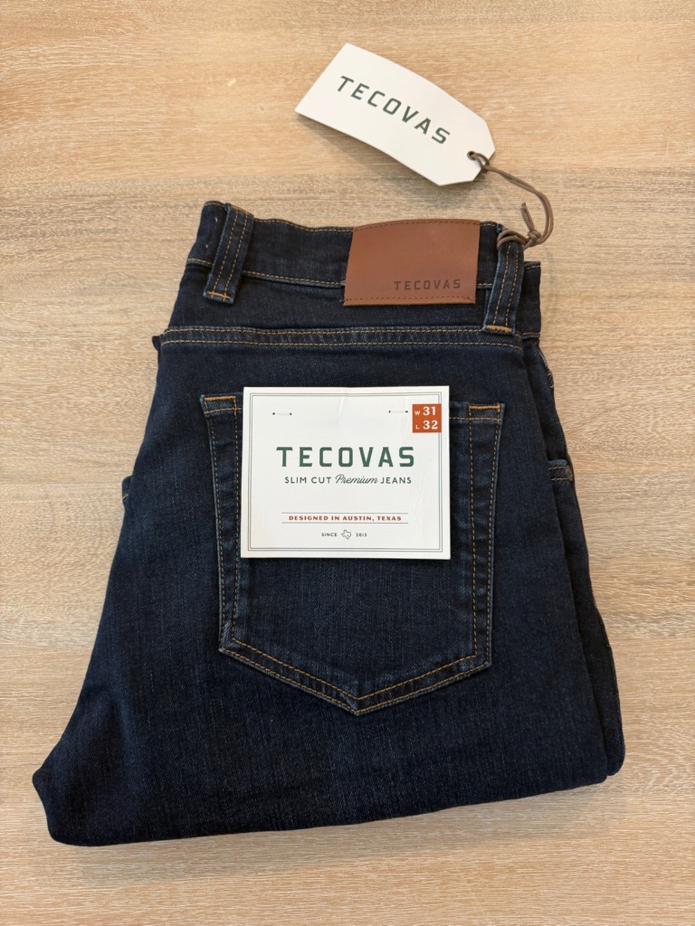 Tecovas Slim Cut Dark Wash Denim